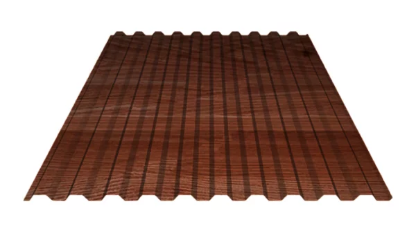 Профнастил для забора C-21 ECOSTEEL текстурированный Кедр 0,5 мм-1 Профнастил для забора C-21 ECOSTEEL текстурированный Кедр 0,5 мм-1