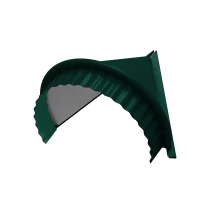 Заглушка конька круглого конусная NormanMP (ПЭ-01-6005-0.5) Зеленый мох