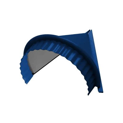 Заглушка конька круглого конусная NormanMP (ПЭ-01-5005-0.5) Синий насыщенный