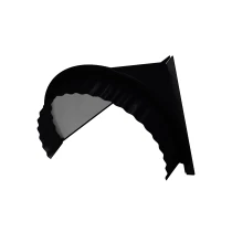Заглушка конька круглого конусная (VikingMP-01-9005-0.45) Черная