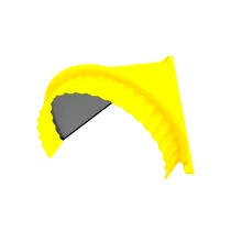 Заглушка конька круглого конусная NormanMP (ПЭ-01-1018-0.5) Желтый цинк