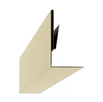 Планка аквилона малая 35х20х2000 Полиэстр 0.45 мм RAL 1014 Слоновая кость