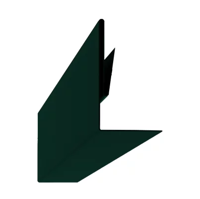 Планка аквилона малая 35х20х2000 Полиэстр 0.45 мм RAL 6005 Зеленый мох Планка аквилона малая 35х20х2000 Полиэстр 0.45 мм RAL 6005 Зеленый мох