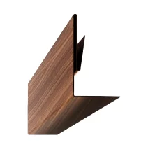 Планка аквилона малая 35х20х3000 ECOSTEEL текстурированный 0.45 мм Орех