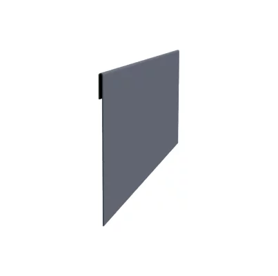 Планка завершающая 65х3000 NormanMP (ПЭ-01-7024-0.5) Серый графит Планка завершающая 65х3000 NormanMP (ПЭ-01-7024-0.5) Серый графит