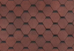 Гибкая черепица Shinglas Серия Ультра Самба Рубин