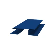 Планка стыковочная сложная Woodstock 75х3000 Полиэстр 0.45 мм RAL 5005 Синий насыщенный