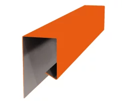 Планка завершающая сложная 30х25х3000 NormanMP 0,5 мм RAL 2004 Чистый оранжевый