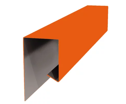 Планка завершающая сложная 30х25х3000 NormanMP 0,5 мм RAL 2004 Чистый оранжевый Планка завершающая сложная 30х25х3000 NormanMP 0,5 мм RAL 2004 Чистый оранжевый