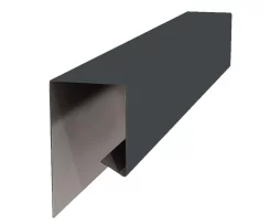 Планка завершающая сложная 30х25х3000 Полиэстр 0.45 мм RAL 7005 Мышиный серый