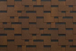 Гибкая черепица Shinglas Комфорт Болеро Терракота