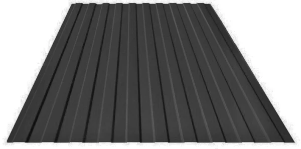 Профильный лист С8 Викинг 0.45 мм RAL 9005 Черный темный-1