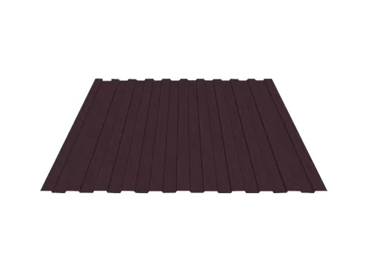 Профнастил МП10 Полиэстр 0,4 мм RAL 3005 Красное вино-1 Профнастил МП10 Полиэстр 0,4 мм RAL 3005 Красное вино-1