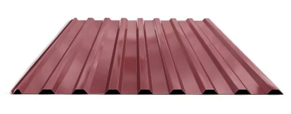 Профнастил МП-20 NormanMP 0.5 мм RAL 8004 Коричневая медь-1 Профнастил МП-20 NormanMP 0.5 мм RAL 8004 Коричневая медь-1