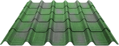 Черепица Ондувилла от Ондулин зеленая 3D