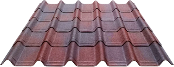 Черепица Ондувилла от Ондулин коричневая 3D Черепица Ондувилла от Ондулин коричневая 3D