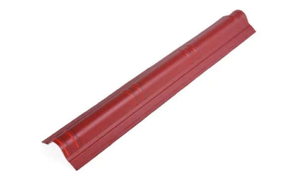 Конек (верхняя часть) Ондувилла от Ондулин красная 3D Конек (верхняя часть) Ондувилла от Ондулин красная 3D