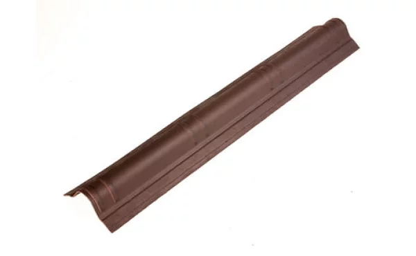 Конек (верхняя часть) Ондувилла от Ондулин коричневая 3D Конек (верхняя часть) Ондувилла от Ондулин коричневая 3D