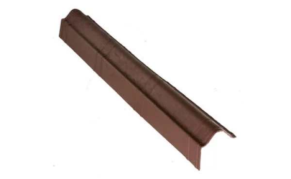 Щипец Ондувилла от Ондулин коричневый 3D 105х114х1040 мм