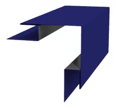 Планка угла наружного сложного 75х75х3000 Полиэстер 0.45 мм RAL 5002 Ультрамарин