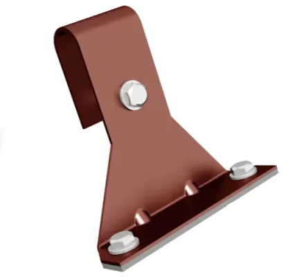 Кронштейн к крыше для лестницы Ral 3011 Коричнево-красный Кронштейн к крыше для лестницы Ral 3011 Коричнево-красный