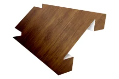 Планка угла внутреннего сложного 75х3000 ECOSTEEL матовый 0.45 мм Античный дуб