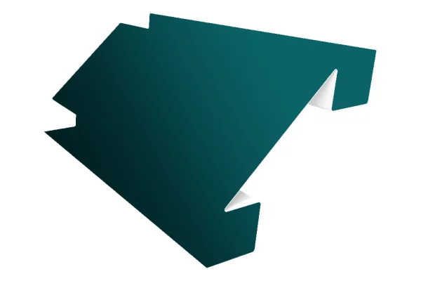 Планка угла внутреннего сложного 75х3000 NormanMP 0,5 мм RAL 5021 Синяя вода Планка угла внутреннего сложного 75х3000 NormanMP 0,5 мм RAL 5021 Синяя вода