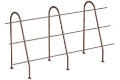 Ограждение кровельное ОК-h1200х3000 мм Ral 8017 Коричневый шоколад