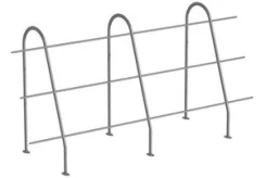 Ограждение кровельное ОК-h1200х3000 мм Ral 7004 Серое