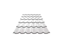 Металлочерепица Ламонтерра NormanMP 0,5 мм RAL 9003 Белый