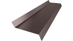 Планка отлива цоколя 50х20х2000 (ПЭ-01-8017-0.45) Коричневый шоколад
