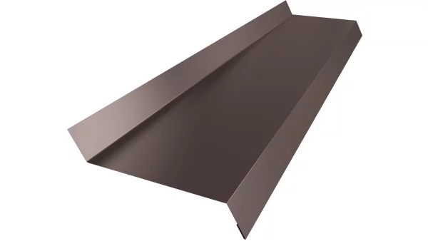 Планка отлива цоколя 50х20х2000 (ПЭ-01-8017-0.45) Коричневый шоколад Планка отлива цоколя 50х20х2000 (ПЭ-01-8017-0.45) Коричневый шоколад