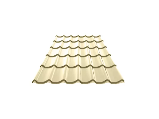 Металлочерепица Ламонтерра NormanMP 0,5 мм RAL 1015 Светлая слоновая кость-1 Металлочерепица Ламонтерра NormanMP 0,5 мм RAL 1015 Светлая слоновая кость-1