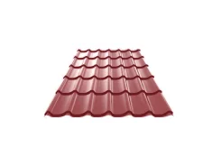 Металлочерепица Ламонтерра VikingMP E 0,5 мм RAL 3005 Красное вино