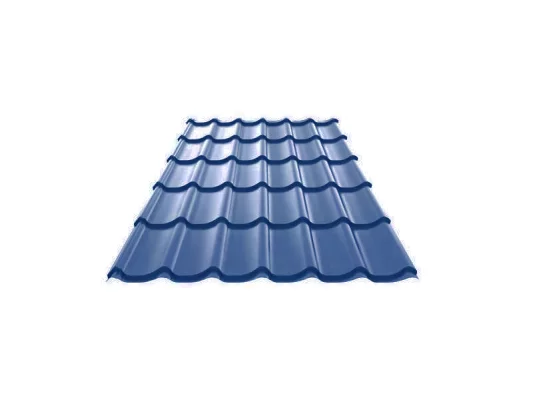 Металлочерепица Монтеррей-ТУ 0,5 мм RAL 5002 Ультрамарин-1 Металлочерепица Монтеррей-ТУ 0,5 мм RAL 5002 Ультрамарин-1
