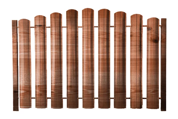 Штакетник ШТ-100 Полукруглый ECOSTEEL текстурированный Кедр 0,5 мм-1 Штакетник ШТ-100 Полукруглый ECOSTEEL текстурированный Кедр 0,5 мм-1