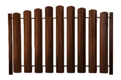 Евроштакетник ШТ-100 ПК Экостил матовый двухсторонний Мореный Дуб 0,5 мм