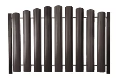 Штакетник ШТ-100 Полукруглый Полиэстр ОН RAL 8017 Коричневый шоколад