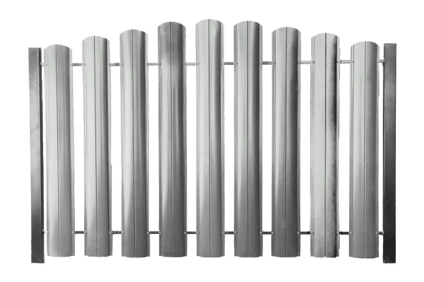 ЕвроШтакетник ШТ-100 Полукруглый Полиэстр ОН RAL 9003 Белый-1 ЕвроШтакетник ШТ-100 Полукруглый Полиэстр ОН RAL 9003 Белый-1