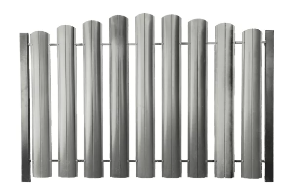 Штакетник ШТ-100 Полукруглый Полиэстр ОН RAL 9002 Белая ночь-1 Штакетник ШТ-100 Полукруглый Полиэстр ОН RAL 9002 Белая ночь-1