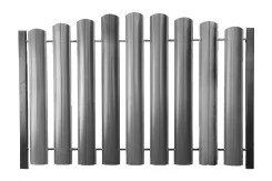 Евроштакетник ШТ-100 Полукруглый Полиэстр ОН RAL 7004 Серый