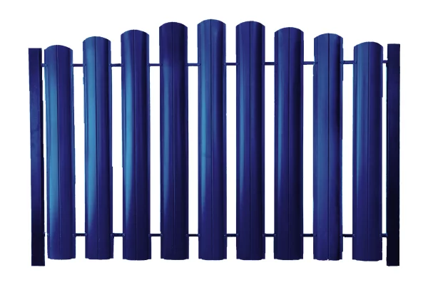 Штакетник ШТ-100 Полукруглый Norman RAL 5005 Синий насыщенный 0.5 мм-1 Штакетник ШТ-100 Полукруглый Norman RAL 5005 Синий насыщенный 0.5 мм-1