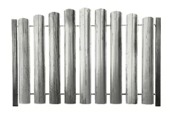 Штакетник ШТ-100 Полукруглый ECOSTEEL матовый Беленый Дуб 0,5 мм