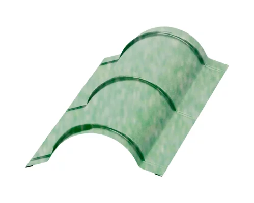 Планка конька круглого R110х2000 (PURMAN-20-Tourmalin-0.5) Планка конька круглого R110х2000 (PURMAN-20-Tourmalin-0.5)