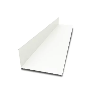 Планка примыкания верхняя 250х147х2000 (ПЛ-02-9010-0.5) Чистый белый Планка примыкания верхняя 250х147х2000 (ПЛ-02-9010-0.5) Чистый белый