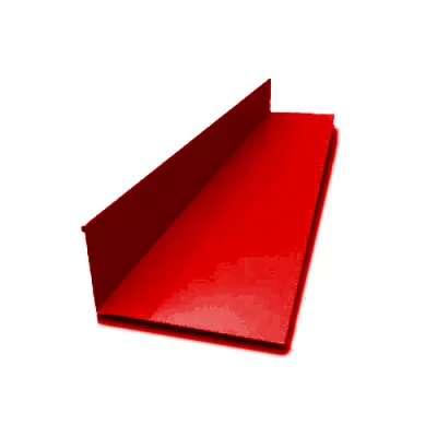 Планка примыкания верхняя 250х147х2000 (ПЛ-02-Р363-0.5) Вишня Планка примыкания верхняя 250х147х2000 (ПЛ-02-Р363-0.5) Вишня