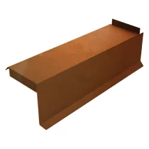 Планка сегментная торцевая правая 350 мм (AGNETA-03-Copper\Copper-0.5)