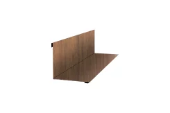 Планка угла внутреннего 115х115х2000 (ECOSTEEL_MA-01-МореныйДуб-0.5)