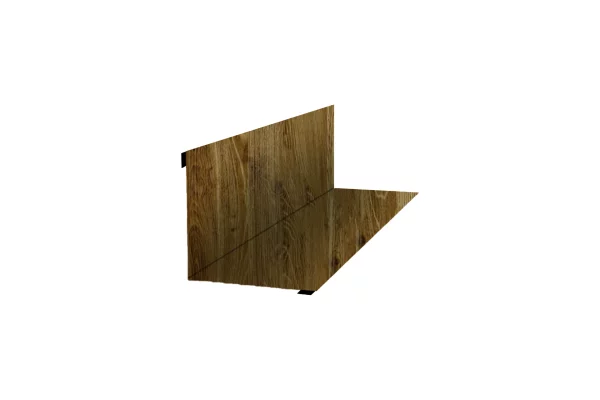 Планка угла внутреннего 75х75х3000 ECOSTEEL текстурированный 0,5 мм Золотой дуб Планка угла внутреннего 75х75х3000 ECOSTEEL текстурированный 0,5 мм Золотой дуб