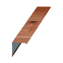 Планка угла наружного 115х115х2000 (ECOSTEEL_Т-01-Кедр-0.5)